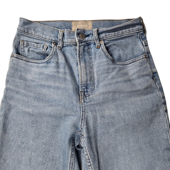 Everlane Sz 27 The Cheeky Ankle Blue Straight Denim Jeans‎ - Picture 3 of 12